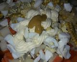 Foto del paso 2 de la receta: Ensalada de papas y algo más..👩‍🍳