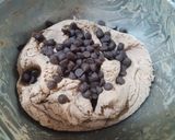Foto langkah ke 3 dari resep Chocolate Mochi Bun.