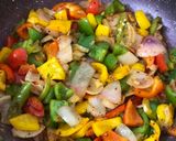 A picture of step 7 of Chilli Chicken.