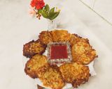 A picture of step 3 of Crispy Hash browns/tea time snack.