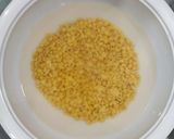 A picture of step 1 of Dal Chawal.