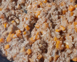 Foto del paso 3 de la receta: Pastel de Calabaza relleno con Carne, Queso y Huevo Picado!