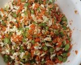 A picture of step 3 of Veg. Manchurian.