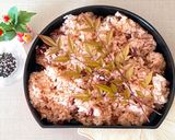 A picture of step 5 of Japanese Red Rice (Osekihan お赤飯).