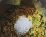 A picture of step 5 of Colocasia/ Arbi leaves instant Dhokla.