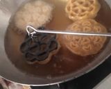 A picture of step 9 of Sweet Flower Khaja (Achappam) with Rabadi (fusion).