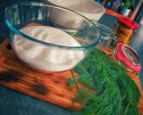 A picture of step 1 of Wisewoman Dill Finishing Salt.