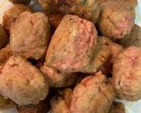 A picture of step 4 of Garden-Style Meatballs.