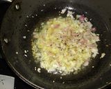 A picture of step 1 of Besan tamatar achari.