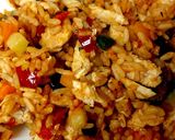 A picture of step 4 of My Mediterranean chicken & Rice 🥰#Mainmeal#Lunch.