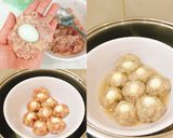 Hình bước làm 2 của món Xíu mại trứng cút