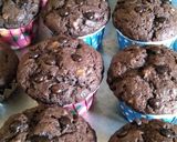 Foto langkah ke 6 dari resep Muffin pisang coklat.