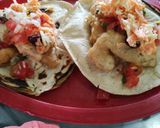 Foto del paso 7 de la receta: Tacos de pescado y camarón capeados tempura