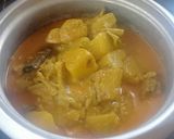 Foto langkah ke 5 dari resep Kari ayam kentang kembang tahu.