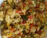 Colourful Paneer Bhurji recipe step 4 photo