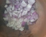 A picture of step 1 of Ridge gourd fry.