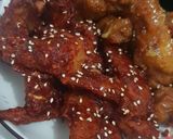 Foto langkah ke 8 dari resep Korean Fried Chicken / gochujang chicken 고추장치긴.