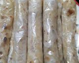 A picture of step 7 of Chicken Mayo Garlic roll Recipe at home by sunaira younus #cookwithhuma.