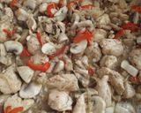 عکس مرحله 8 از دستور خوراک فیله مرغ و قارچ (شام رژیمی)