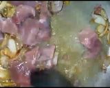 A picture of step 2 of Beef karhai.