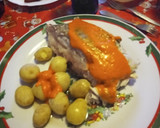 Foto del paso 2 de la receta: Sama al horno con papas arrugás y mojo de pimiento