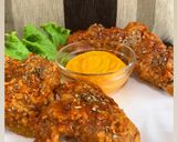 Foto langkah ke 7 dari resep Spicy BBQ Chicken with Cheesy Sauce (oven).