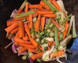 A picture of step 3 of California Farm Ginger Pork Stirfry.