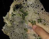 A picture of step 6 of Rice Chilla.