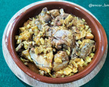 Foto del paso 7 de la receta: Mis gazpachos manchegos con champiñón y picadillo versión 2