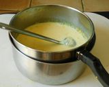 A picture of step 3 of Custard milk  nut sarbath.