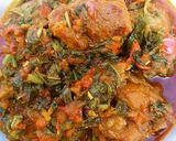 A picture of step 1 of Daddawa soup.