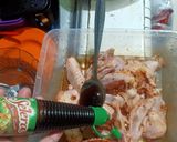 Foto langkah ke 2 dari resep Ayam lilit keju / Buldak khas Korea.