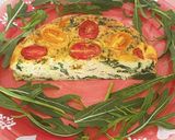 Une image de l'étape 4 de Omelette au four, épinards /jambon/comté.