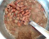 A picture of step 2 of Rajma palak curry.