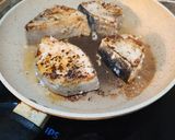 A picture of step 2 of Pan-Grilled Blue Marlin with Beurre Blanc Sauce.
