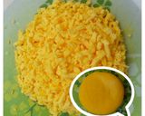 Foto langkah ke 2 dari resep MPASI 8+ : Oat Scramble Egg 3 Warna 4*+evoo.
