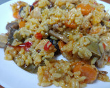 Foto del paso 4 de la receta: Arroz meloso Campero con Setas, lomo y pollo