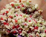 A picture of step 2 of Barley fruits healthy salad.