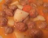 A picture of step 9 of Meatball Stew .