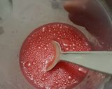 Foto langkah ke 1 dari resep Chiffon Strawberry Milk Ekonomis.