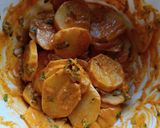 A picture of step 2 of Sattu Flour Maru Bhajiya.