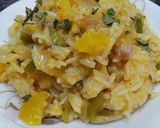 A picture of step 5 of Mango Rice.