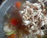 Foto langkah ke 5 dari resep Mie Kuah Ayam Labu Siam.