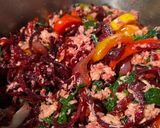 A picture of step 5 of String Beets with Veggies.