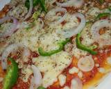 No yeast instant veg pizza recipe step 6 photo