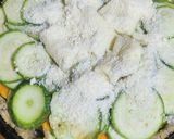 Foto del paso 5 de la receta: Tarta de zucchini y calabaza con harina de garbanzo y trigo sarraceno
