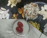 A picture of step 5 of Colour royal falooda ice-cream with tragacanth gum & figs.