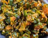 भेंडीची भाजी (bhendi chi bhaji recipe in marathi) रेसिपी स्टेप 10 फोटो 
