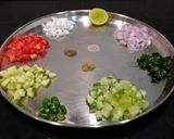 A picture of step 2 of Jhala Mudhi / Spicy Puffed Rice.