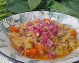 Foto del paso 5 de la receta: Champiñones con col y jamón
